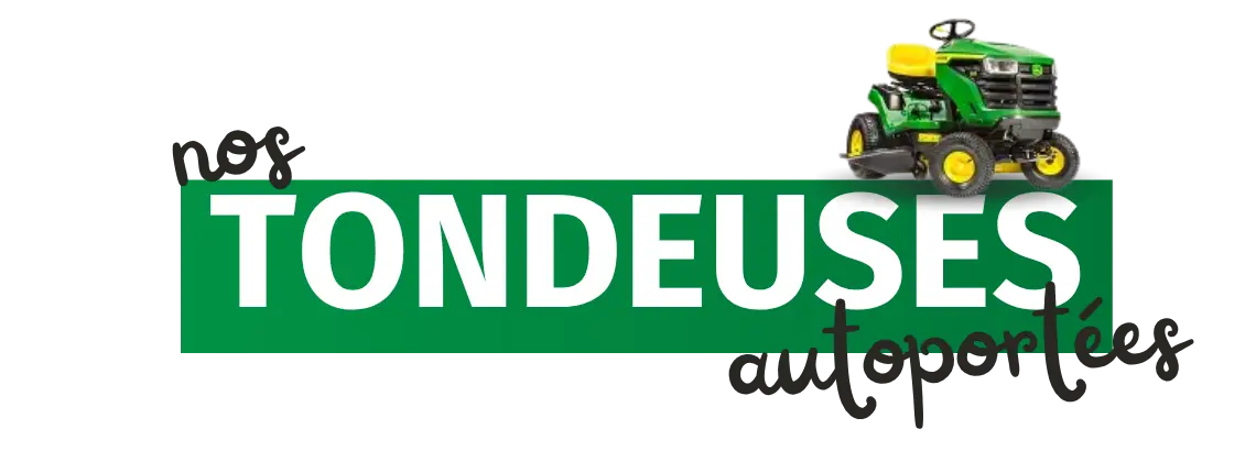 tondeuses autoportées