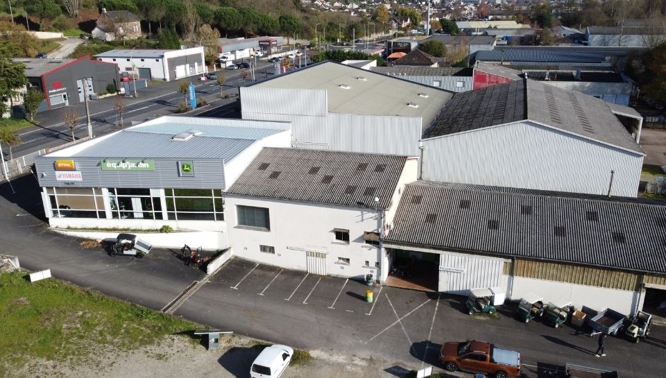 Défi-Mat Jardin Brive, photo drone de la base