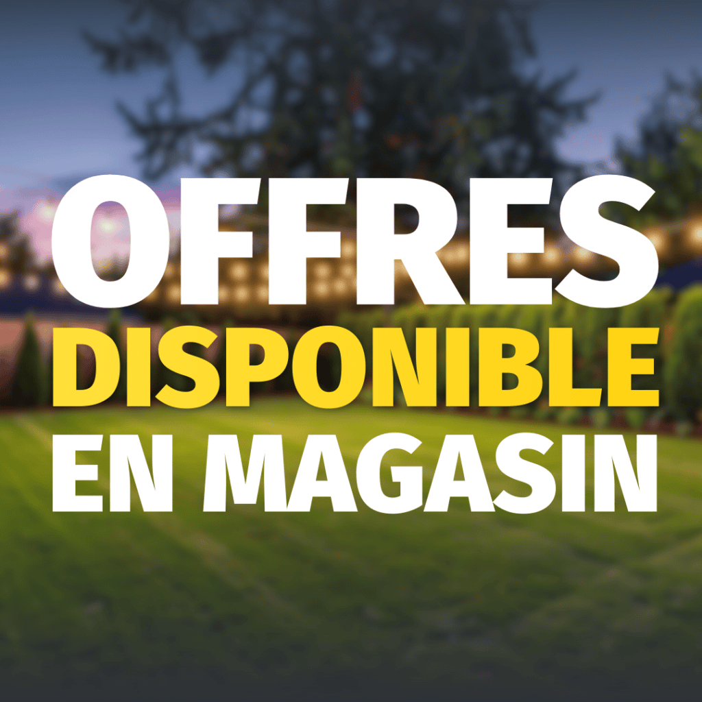 Offres disponible en magasin