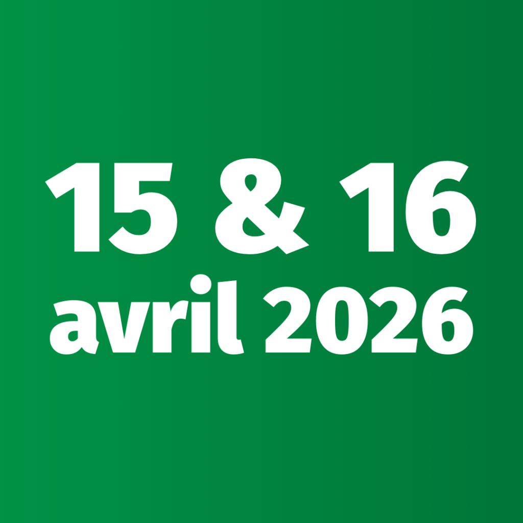15 et 16 avril 2026