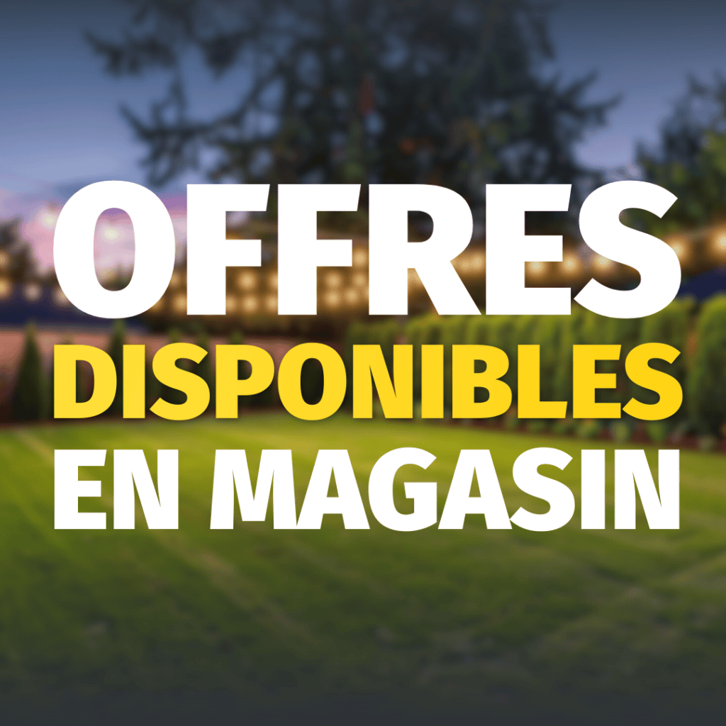 Offres disponible en magasin