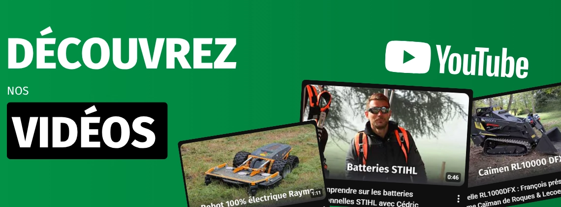 Vidéos Youtube Défi-Mat Jardin votre spécialistes motocultures