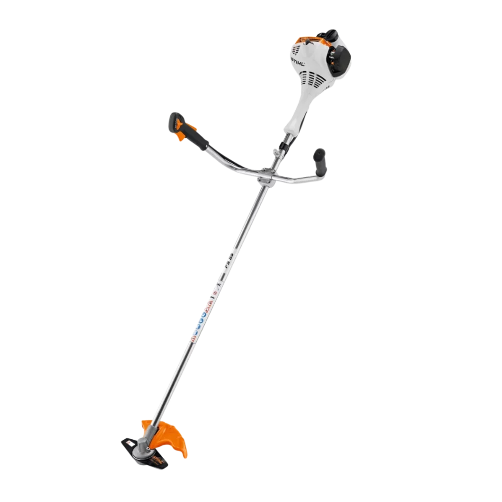 Débroussailleuse thermique STIHL FS 55 légère et maniable, disponible chez Défi-Mat Jardin.