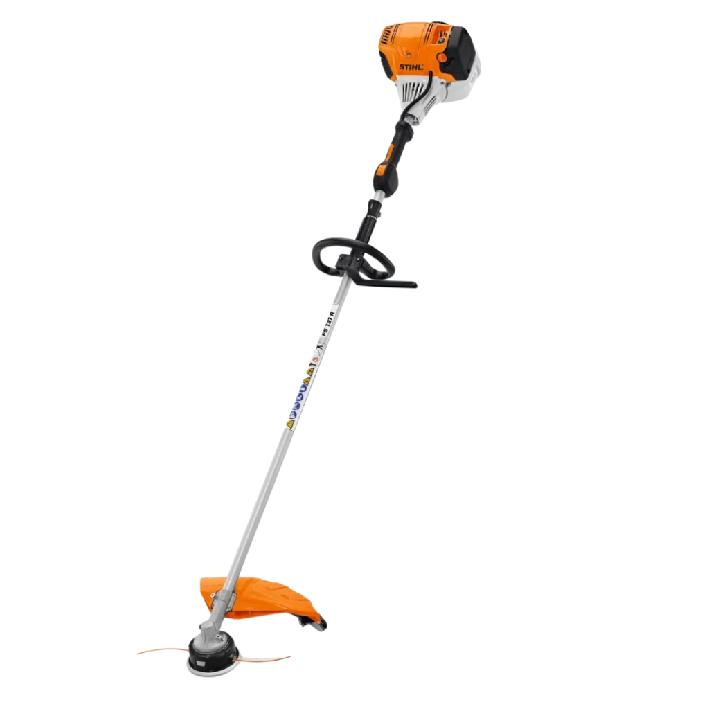 Débroussailleuse thermique STIHL FS 131 avec moteur 4-MIX®, disponible chez Défi-Mat Jardin.