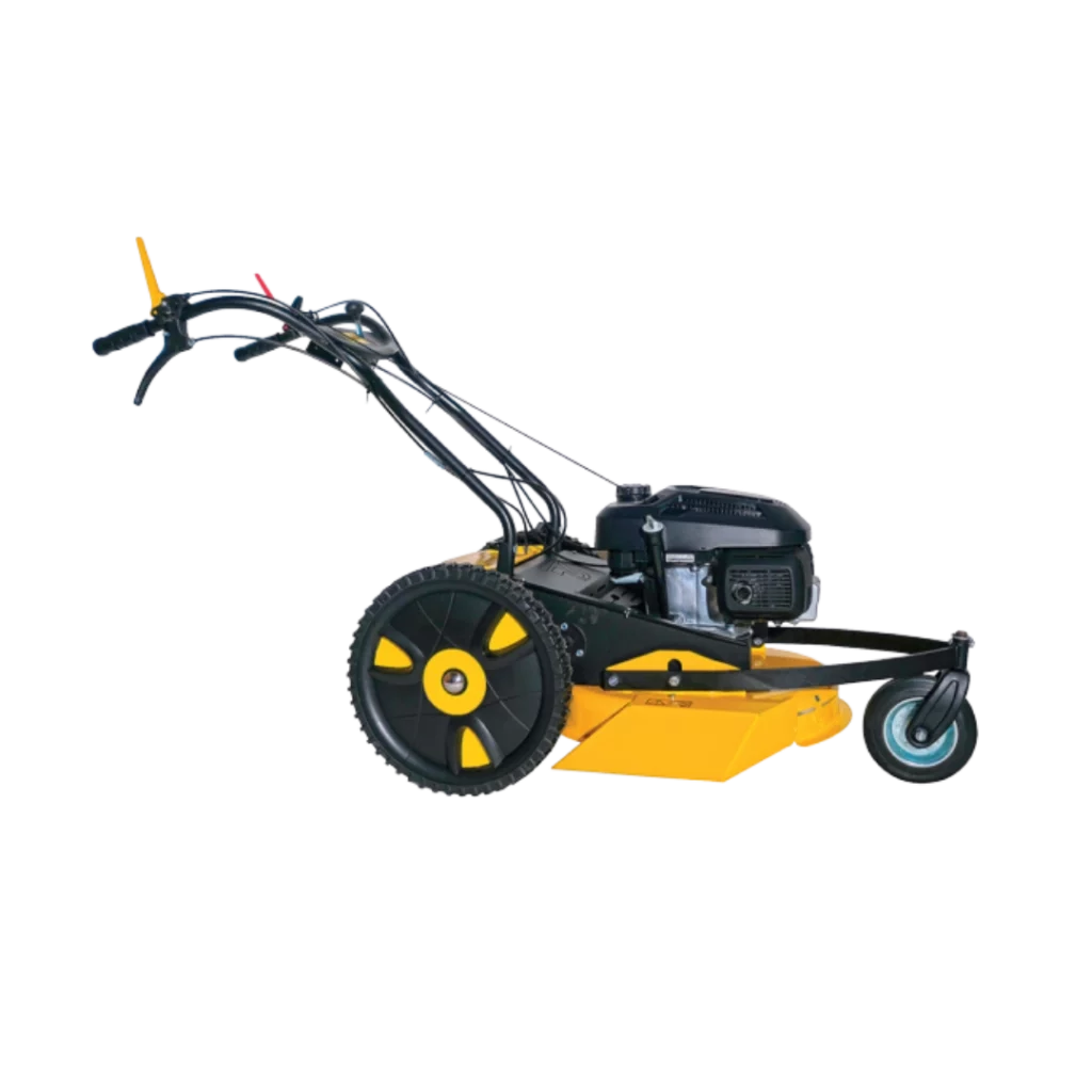 Débroussailleuse à roues Roques & Lecœur RL2006B pour l'entretien des terrains difficiles, disponible chez Défi-Mat Jardin.