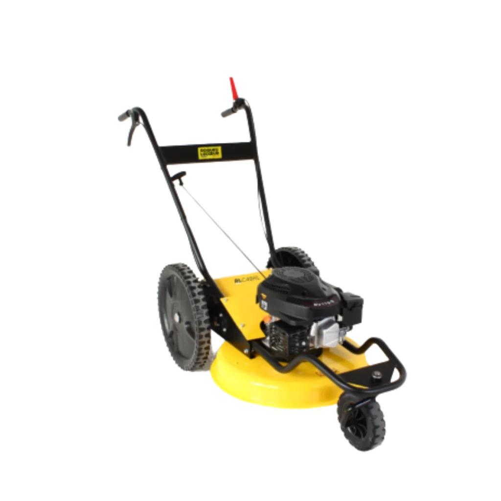 Débroussailleuse à roues Roques & Lecœur RLC48RL pour hautes herbes et broussailles, disponible chez Défi-Mat Jardin.