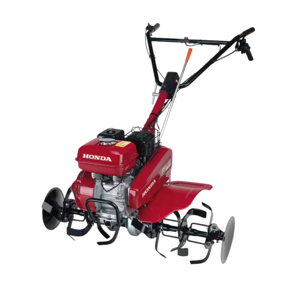 Motoculteur Honda FJ500 SER pour le travail du sol et du potager, disponible chez Défi-Mat Jardin.