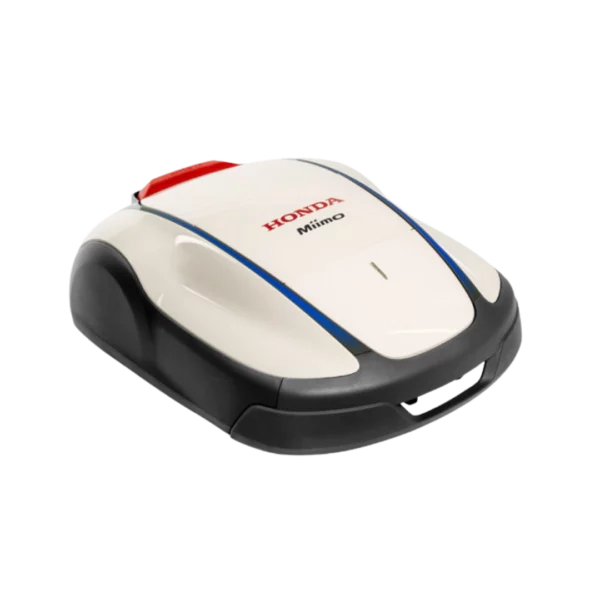 Robot tondeuse Honda HRM1500 pour l'entretien automatique des pelouses, disponible chez Défi-Mat Jardin.