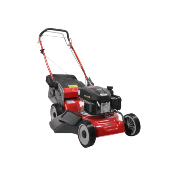 Tondeuse thermique Weibang WB455SLC avec carter acier et fonction mulching, disponible chez Défi-Mat Jardin.