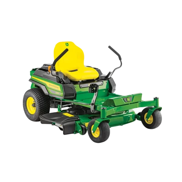 Tondeuse à rayon de braquage zéro John Deere Z315E, disponible chez Défi-Mat Jardin.