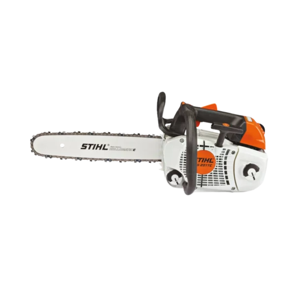 Tronçonneuse d'élagage thermique STIHL MS 201 TC-M avec technologie M-Tronic, disponible chez Défi-Mat Jardin.