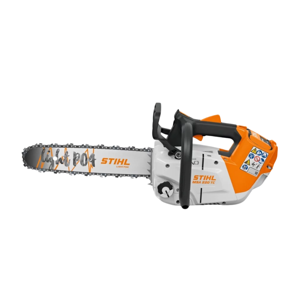 Tronçonneuse d'élagage à batterie STIHL MSA 220.1 TC-O, disponible chez Défi-Mat Jardin.