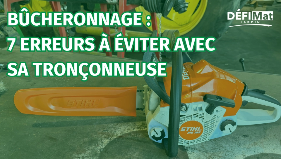 Tronçonneuse STIHL conseils Défi-Mat Jardin