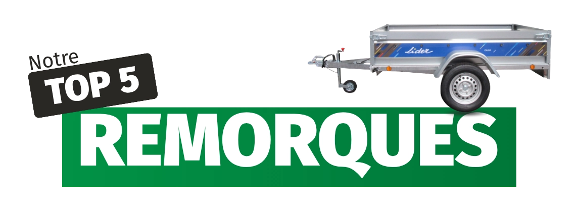 Remorques Lider disponible chez Défi-Mat Jardin