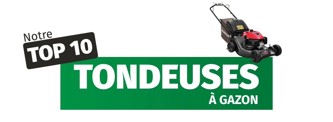 Tondeuse à gazon thermique et électrique disponible chez Défi-Mat Jardin